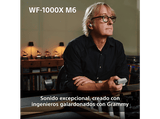 Auriculares True Wireless - Sony WF1000XM6, Cancelación de ruido (ANC), Hi-Res, Bluetooth, llamadas nítidas, 24 horas, IPX4, iOS/Android, Negro