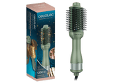 Moldeador - Cecotec CeramicCare Unique Olive, 3 Niveles de Temperatura, Wet & Dry, Verde