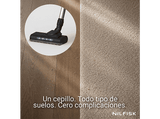 Aspirador con bolsa - Nilfisk Perform Allergy Plus, 750 W, 3.7 l, Filtración HEPA 14, Con luz LED, Negro