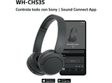 Auriculares inalámbricos - Sony WH-CH535L, Bluetooth 6.0, 55 h batería, Carga rápida, 360 Reality Audio, Conexión multipunto, Diadema, Azul