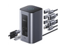 Docking station - Baseus Nomos NU I Air Spacemate 12-en-1, Pantalla 4k, Ultrarrápido 10 Gbps y 100W, Gris space