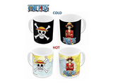 Taza - Monkey D. Luffy, One Piece, Termosensible, Cerámica, 325 ml