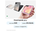Móvil - Samsung Galaxy Z Flip8, Rosa, 256 GB, 12 GB RAM, 6.9 Dynamic AMOLED 2X , Exynos 2600, 4300 mAh, Android 17