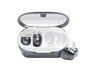 Auriculares True Wireless - JBL Soundgear Clips, 32h Autonomía, 4 Micrófonos, IP54, Conexión Multipunto y Emparejamiento Rápido, Blanco
