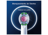 Recambio para cepillo dental - Oral-B Pro 3D White, Cabezales De Recambio, Pack de 6 unidades, Blanco