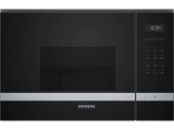 Microondas - Siemens BE525LMS0, integrable, Grill 1000 W, 20 L, Reloj electrónico programable