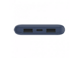 Powerbank - Belkin BPB011BTBL, 10000 mAh, Dos puertos USB-A de 12 W, Un puerto USB-C de 15 W, Azul