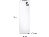 Congelador vertical - Samsung BRZ22700EWW/EF, 218 l, 177.5 cm, No Frost, AI Energy Mode, Wifi,Blanco