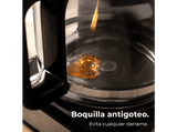 Cafetera de goteo - Cecotec Coffee 56 Heat, 800W, 1.3 L, 12 tazas, Jarra de vidrio, Tecnología ExtremeAroma, Cuchara medidora, Prensa, Negro
