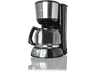 Cafetera de goteo - Koenic KCM 101024, 1080 W, Capacidad Depósito 1.25 l, 10 Tazas, Acero inoxidable/Negro