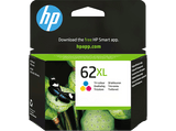 Cartucho de tinta - HP 62XL, Tricolor, C2P07AE