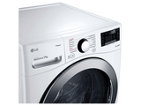 Lavadora carga frontal - LG F1P1CY2W, 17 kg, 1100 rpm, 14 Programas, Blanco Marfil