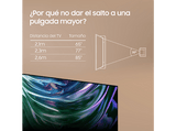 TV OLED 55 - Samsung TQ55S93DAEXXC, HDR 4K, Procesador NQ4 AI Gen2, Smart TV, DVB-T2 (H.265), Plata