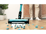 Aspirador escoba - Cecotec RX50 Pet Flex, 750 W, 60 min Autonomía, Cepillo HairLess XL, 160 m², Negro/Azul