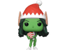 Figura Funko Pop! - Marvel: Holiday She-Hulk, 9 cm, Vinilo