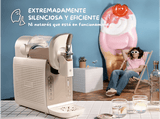 Heladera - Moulinex Freezi MJ803, Heladera 16 en 1, Helados y bebidas heladas al momento, 5 Programas automáticos, Silenciosa, 8 Raciones, Blanca