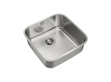 Fregadero - Teka BE 40.40 1C, Bajo encimera, Mueble de 50 cm, Acero inoxidable