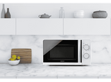 Microondas con grill - Taurus Ready, 700W, 9 niveles, 20L, Blanco/Negro