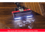 Aspirador escoba - Hoover HF9 HOME, Cepillo Anti-Enredos, Posición Parking, Luz LED, Autonomía 30 min, Batería Extraíble, 0.7L, 5 años Garantía, Rojo