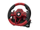 Volante Nintendo Switch 2- Hori Mario Kart Racing Wheel Pro Deluxe, Compatible con Nintendo Switch™, Volante de 22 cm de diámetro, Rojo y negro
