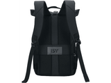 Mochila para portátil - Isy IBP-1000, PET reciclado, Portátiles hasta 15,6, Negro