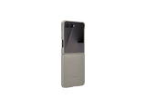 Funda móvil -  Samsung, Para Samsung Galaxy Z Flip7, Cuero Vegano, Marrón