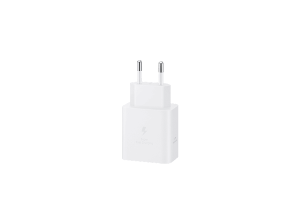 Cargador móvil - Samsung EP-T4511NWEGEU, Carga rápida, Compatibilidad Universal, 45W, USB-C, Blanco