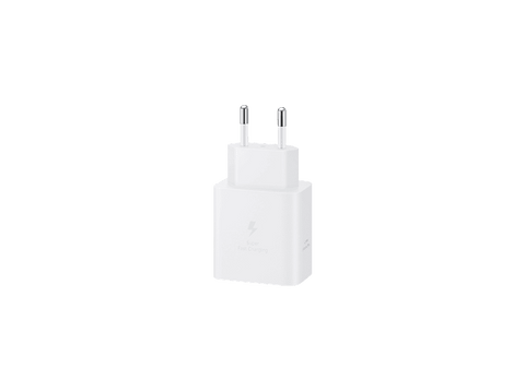 Cargador móvil - Samsung EP-T4511NWEGEU, Carga rápida, Compatibilidad Universal, 45W, USB-C, Blanco