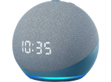 Altavoz inteligente con Alexa - Amazon Echo Dot (4ª Gen) con Reloj, Controlador de Hogar, Azul