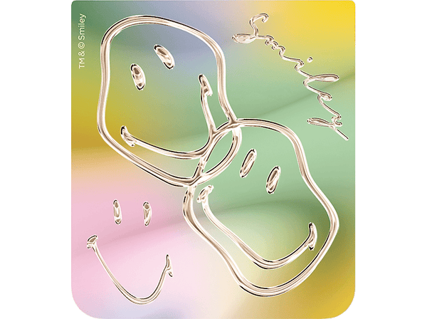 Tarjeta interactiva - Samsung Flipsuit Card Smiley Vivid, Para Galaxy Z Flip5, GP-TOF731SBDWW, Multicolor