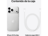 Apple iPhone 18 Pro Max, Plata, 256 GB, 6.9 OLED Super Retina XDR, 5G, Chip A20 Pro, Siri AI, iOS