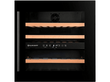 Vinoteca - Climadiff CBI40DB1, Ventilado, 36 Botellas, 5-20 °C, 2 Zonas de Temperatura, Iluminación Interior, Negro