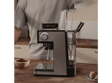 Cafetera express - Cecotec Power Espresso 20 Grind, 20 bar, 1350W, 1.7 l, 2 tazas, Molienda ajustable, Thermoblock, Pantalla táctil, Negro