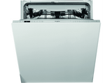 Lavavajillas integrable - Whirlpool WI 7020 PF, 14 cubiertos, 8 programas, 60 cm, Tercera bandeja, PowerClean Pro, Sin panelar