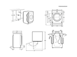 Lavadora secadora integrable - AEG LWN8E8636F, 8 kg +4 kg, 1400 rpm, Pro Steam, Display XL, Sin panelar