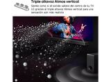 Barra de sonido - LG S80TY, Bluetooth, 480 W, 3.1.3 canales con subwoofer, Dolby Atmos y DTS, Negro