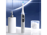 Cepillo eléctrico - Oral-B iO 6S, Con 2 Cabezales y 1 Estuche De Viaje, Diseñado Por Braun, Gris