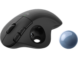 Trackball inalámbrico - Logitech ERGO M575, 2000 ppp, RF inalámbrico, Bluetooth, 20 Meses, 5 Botones, Negro