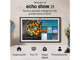 Pantalla inteligente con Alexa - Amazon Echo Show 15, Full HD de 15.6, con Alexa, Fire TV integrado y mando por voz Alexa, Negro