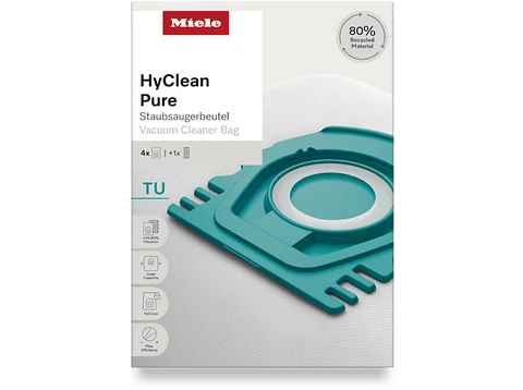 Bolsas de aspirador - Miele HyClean Pure TU, 3.5L, Para Guard L1 y Guard S1, Miele