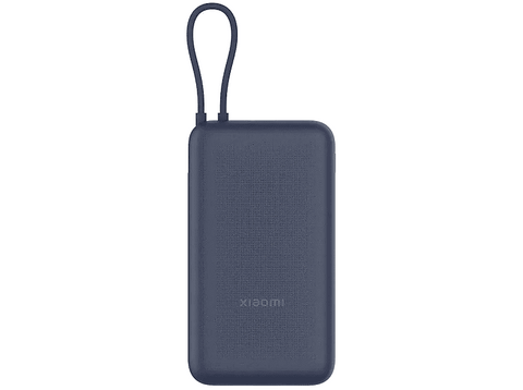 Powerbank - Xiaomi PB2030MI, 20000 mAh, 1x USB-C, 1x USB-A, 33W, Cable Integrado, Azul