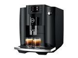 Cafetera superautomática - Jura E6, 15 bar, 1450 W, 2 tazas, Easy Cappuccino, Molienda profesional, Negro