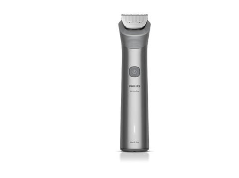 Afeitadora corporal - Philips MG5931/15, 10 Herramientas y accesorios, 120 min Autonomía, Cara, Pelo y Cuerpo, Cuchillas Autoafilables, Gris claro