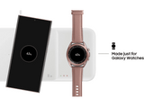 Cargador inalámbrico - Samsung Wireless Charger Trio, Para dispositivos Samsung/ Apple, USB-C, Blanco