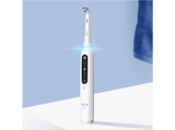 Cepillo eléctrico - Oral-B iO 5S, 1 cabezal , Estuche de viaje, Diseñado por Braun, Blanco