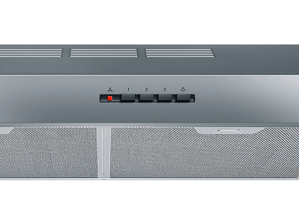 Campana convencional - Bosch DUL63CC55, 3 velocidades, 350 m³/h, Filtros antigrasa, 60 cm, Inox