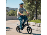Bicicleta urbana - smartGyro Ebike Soho 16, Potencia Nominal 250W, Velocidad máx. 25 km/h, Auton. 60km, Suspensión Trasera, Display frontal LCD, Gris