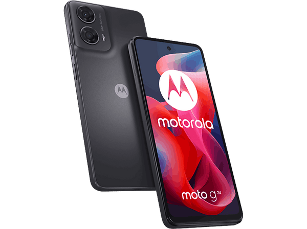 Móvil - Motorola g24, Gris, 128GB, 8GB RAM, 6.56" HD+, MediaTek Helio G85, 5000 mAh, Android