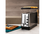 Tostadora - Cecotec Vertical Bigtoast Extra, 1100 W, 1 Ranura, 6 Niveles, 2 Rebanadas, Inox