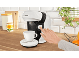 Cafetera de cápsulas - Bosch Tassimo Style TAS114E, 3.3 bar, 0.7 l, 1.400 W, Intellibrew, Tamaño Compacto, Sostenible, Blanco